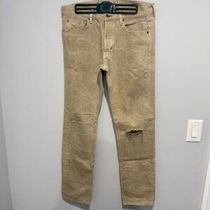 Men's Ralph Lauren Denim & Supply Tan distressed jeans 32 x 32